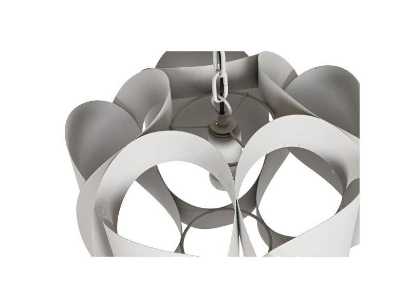 Полилей Home ESPRIT Бял Метал 50 W 42 x 42 x 36 cm