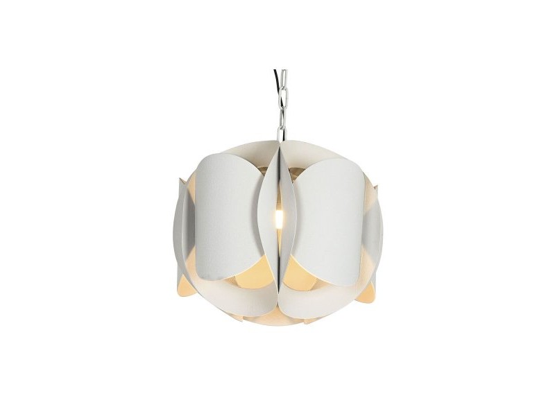 Полилей Home ESPRIT Бял Метал 50 W 42 x 42 x 36 cm