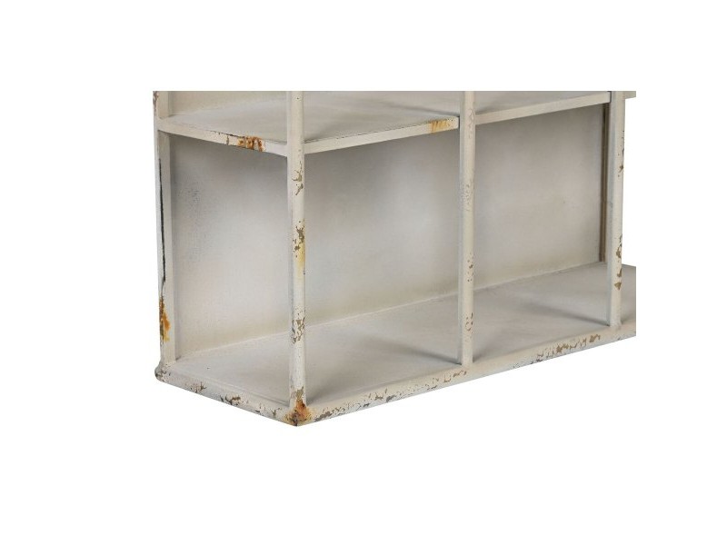 Лавица Home ESPRIT Бял Метал 60 X 20 X 70 cm