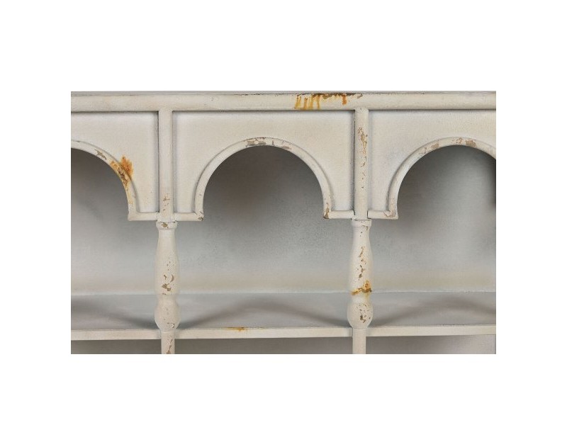 Лавица Home ESPRIT Бял Метал 60 X 20 X 70 cm