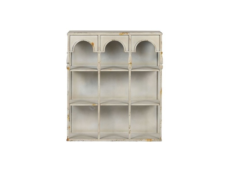 Лавица Home ESPRIT Бял Метал 60 X 20 X 70 cm