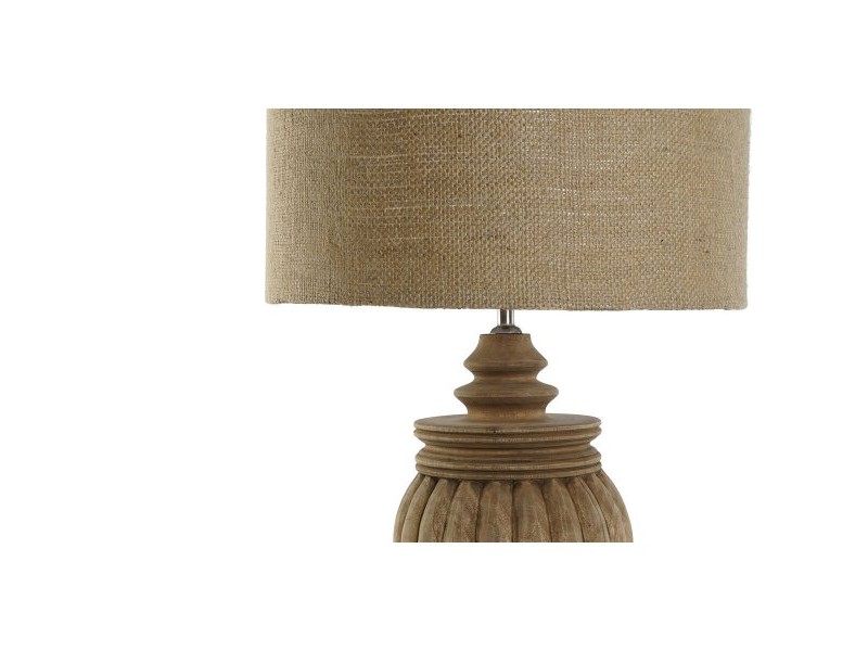 Настолна лампа Home ESPRIT Естествен Юта Дървен 50 W 220 V 41 x 41 x 76 cm
