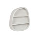 Лавица Home ESPRIT Бял Дървен MDF 100 x 18 x 100 cm Стенен