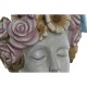 Саксия Home ESPRIT Сив Многоцветен влакно Магнезиев chica 32 x 28 x 53 cm
