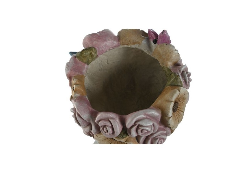 Саксия Home ESPRIT Сив Многоцветен влакно Магнезиев chica 32 x 28 x 53 cm Саксия Home ESPRIT Сив Многоцветен влакно Магнезиев chica 32 x 28 x 53 cm