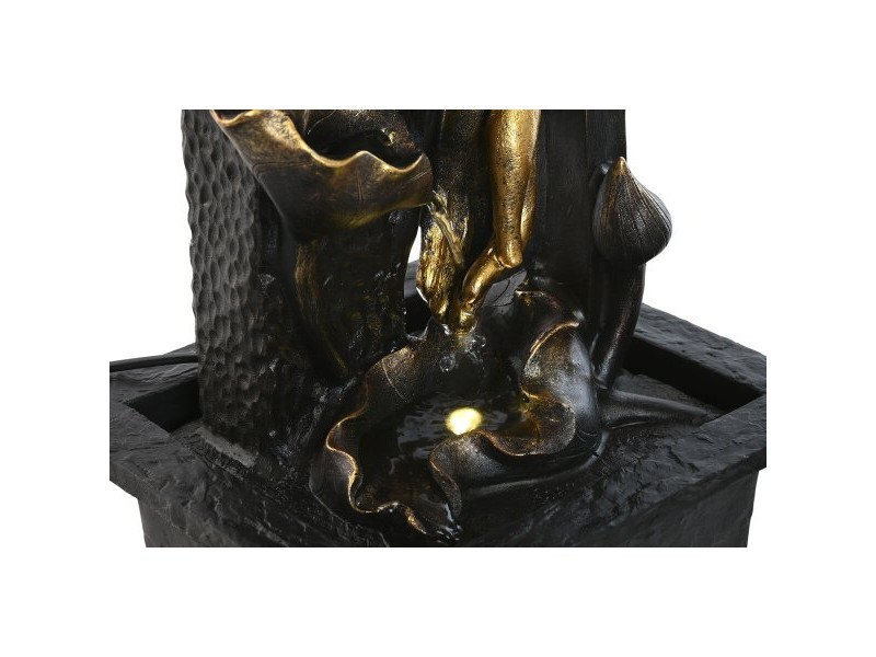 Градински фонтан Home ESPRIT Смола Буда Ориенталски 21 x 19 x 27 cm (2 броя)