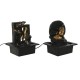 Градински фонтан Home ESPRIT Смола Буда Ориенталски 21 x 19 x 27 cm (2 броя)