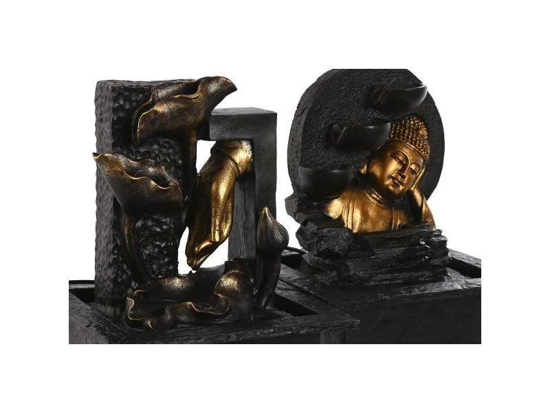 Градински фонтан Home ESPRIT Смола Буда Ориенталски 21 x 19 x 27 cm (2 броя)