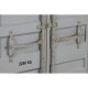 Лавица Home ESPRIT Сив Небесно синьо Метал Дървен MDF 87 x 44 x 168,5 cm