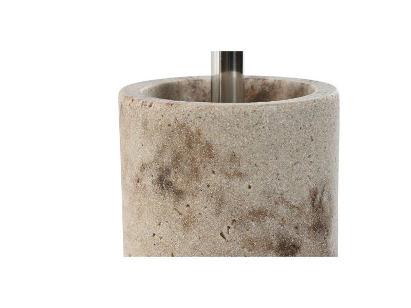 Четка за Баня Home ESPRIT Сметана Сребрист Смола полиетилен 10,5 x 10,5 x 37 cm Четка за Баня Home ESPRIT Сметана Сребрист Смола полиетилен 10,5 x 10,5 x 37 cm