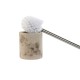 Четка за Баня Home ESPRIT Сметана Сребрист Смола полиетилен 10,5 x 10,5 x 37 cm Четка за Баня Home ESPRIT Сметана Сребрист Смола полиетилен 10,5 x 10,5 x 37 cm
