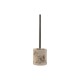 Четка за Баня Home ESPRIT Сметана Сребрист Смола полиетилен 10,5 x 10,5 x 37 cm Четка за Баня Home ESPRIT Сметана Сребрист Смола полиетилен 10,5 x 10,5 x 37 cm