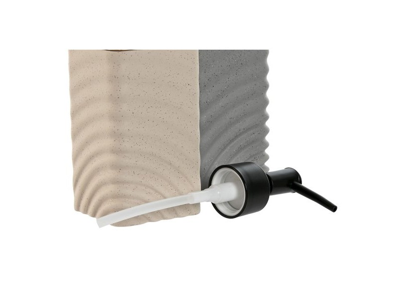 Дозатор за Сапун Home ESPRIT Черен Сив Сметана Бамбук Dolomite 320 ml (2 броя)