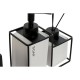 Комплект за Баня Home ESPRIT Бял Черен Метал Dolomite 14,5 x 8 x 17 cm 2 Части (2 броя)