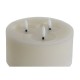 LED Свещ Home ESPRIT Бежов 15 x 15 x 7 cm (AA)