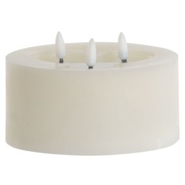 LED Свещ Home ESPRIT Бежов 15 x 15 x 7 cm (AA)