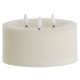 LED Свещ Home ESPRIT Бежов 15 x 15 x 7 cm (AA)