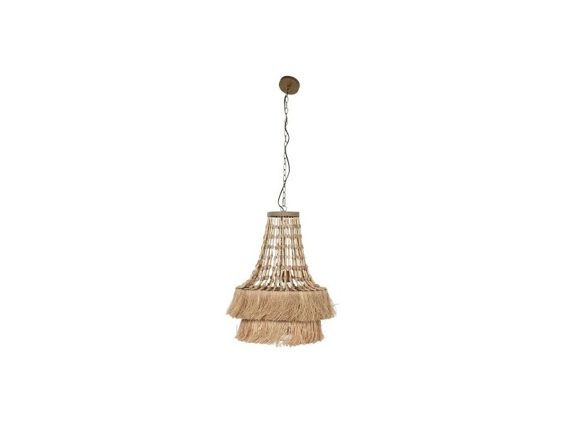 Полилей Home ESPRIT Естествен Юта Метал 50 W 50,5 x 50,5 x 148 cm