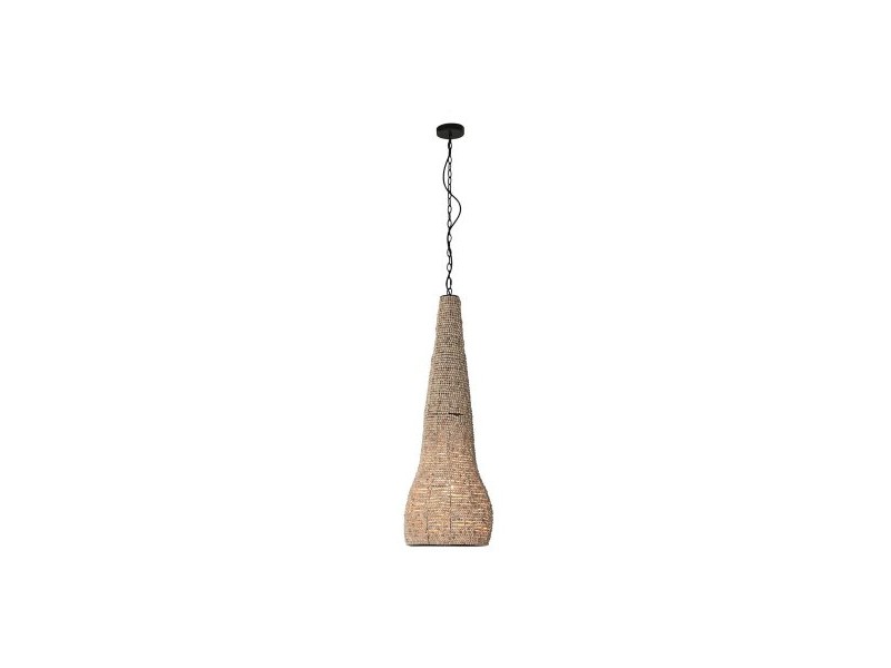 Полилей Home ESPRIT Естествен Дървен Метал 50 W 36,5 x 36,5 x 174,5 cm