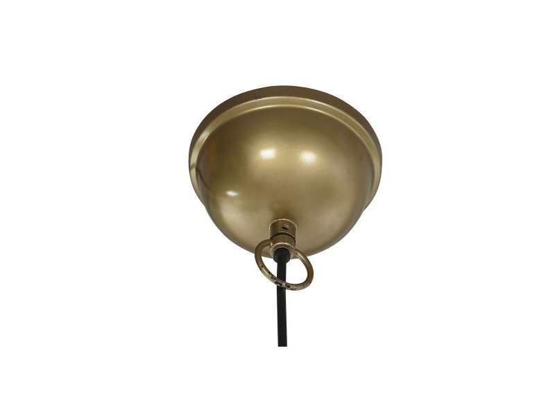Полилей Home ESPRIT Кафяв Златен Дървен Метал Дърво манго 50 W 60 x 60 x 48 cm