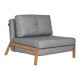 Фотьойл Home ESPRIT Сив Естествен Scandi