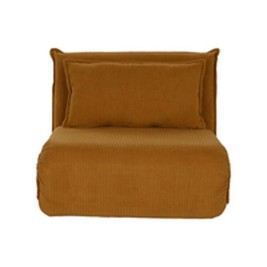 Разтегателен диван Home ESPRIT Горчица Scandi 83 X 85 X 70 CM