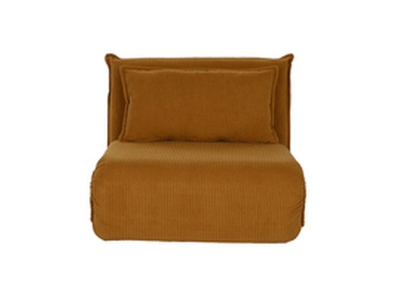 Разтегателен диван Home ESPRIT Горчица Scandi 83 X 85 X 70 CM