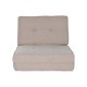 Разтегателен диван Home ESPRIT Бежов Scandi 70 X 76 X 60 CM Разтегателен диван Home ESPRIT Бежов Scandi 70 X 76 X 60 CM