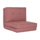 Разтегателен диван Home ESPRIT Корал Scandi 70 X 76 X 60 CM