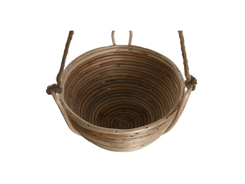Комплект саксии Home ESPRIT Естествен плетена ракита Въже 31 x 31 x 23 cm (3 Части)