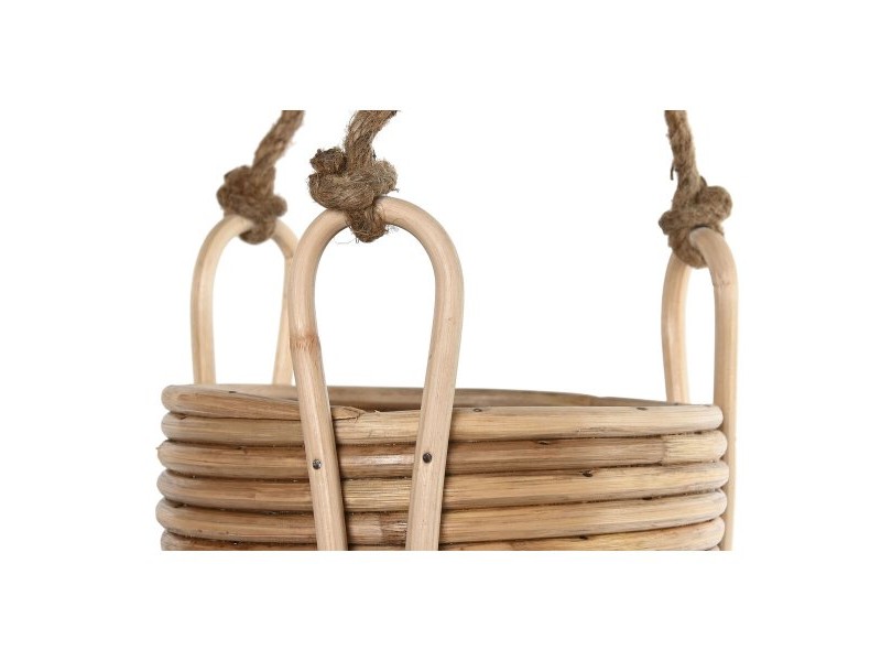 Комплект саксии Home ESPRIT Естествен плетена ракита Въже 31 x 31 x 23 cm (3 Части) Комплект саксии Home ESPRIT Естествен плетена ракита Въже 31 x 31 x 23 cm (3 Части)