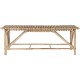 Табуретка Home ESPRIT Естествен плетена ракита 130 X 46 X 47 cm