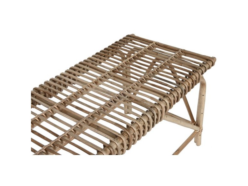 Табуретка Home ESPRIT Естествен плетена ракита 130 X 46 X 47 cm