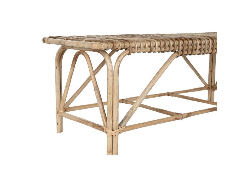 Табуретка Home ESPRIT Естествен плетена ракита 130 X 46 X 47 cm