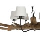 Полилей Home ESPRIT Желязо тиково дърво 130 X 130 X 35 cm Полилей Home ESPRIT Желязо тиково дърво 130 X 130 X 35 cm