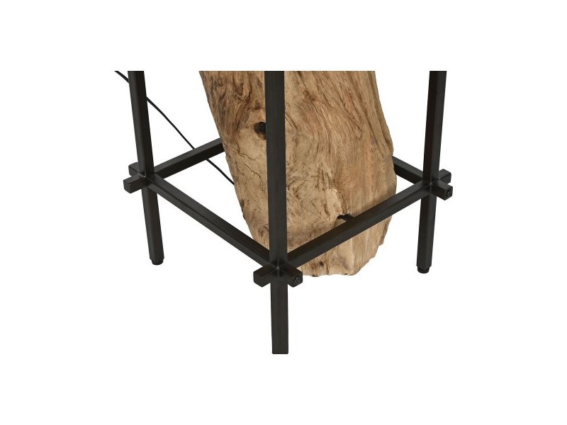 Полилей Home ESPRIT Желязо тиково дърво 65 x 65 x 50 cm