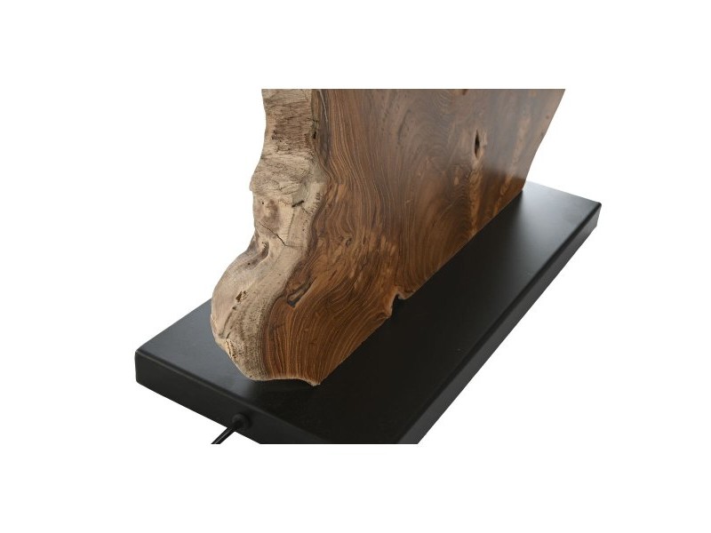 Настолна лампа Home ESPRIT Желязо тиково дърво 60 X 20 X 55 cm