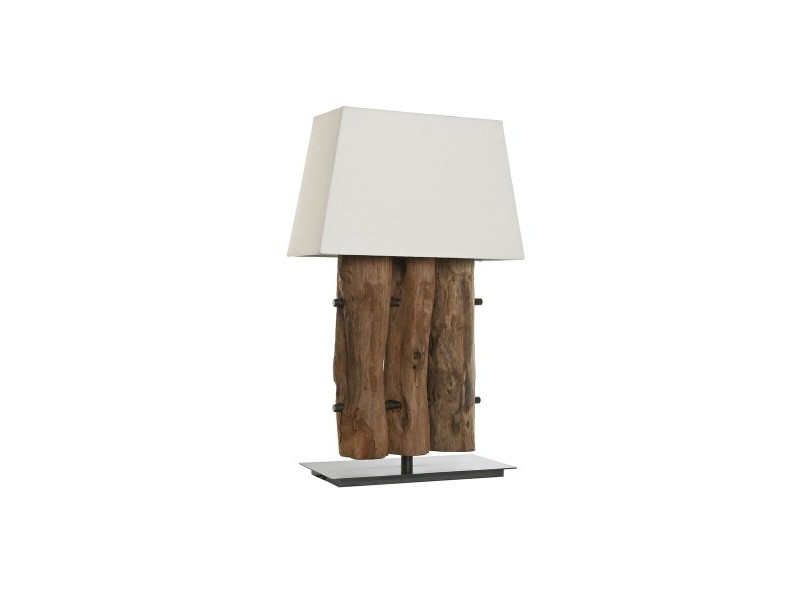 Настолна лампа Home ESPRIT Желязо тиково дърво 40 X 20 X 80 cm Настолна лампа Home ESPRIT Желязо тиково дърво 40 X 20 X 80 cm