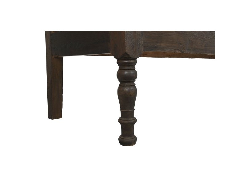 Пейка Home ESPRIT Тъмно сив тиково дърво 196 x 68 x 82 cm