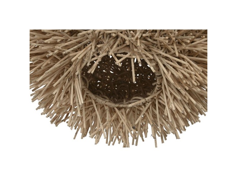Купол на Лампа Home ESPRIT Естествен Бамбук 66 x 66 x 52 cm