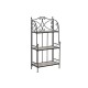 Лавица Home ESPRIT Черен Многоцветен Керамика железен 3 Рафтове 54 x 29 x 121 cm 58 x 31,5 x 117 cm