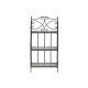 Лавица Home ESPRIT Черен Многоцветен Керамика железен 3 Рафтове 54 x 29 x 121 cm 58 x 31,5 x 117 cm
