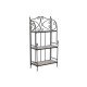 Лавица Home ESPRIT Черен Многоцветен Керамика железен 3 Рафтове 54 x 29 x 121 cm 58 x 31,5 x 117 cm