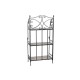 Лавица Home ESPRIT Черен Многоцветен Керамика железен 3 Рафтове 54 x 29 x 121 cm 58 x 31,5 x 117 cm
