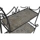 Лавица Home ESPRIT Черен Многоцветен Керамика железен 3 Рафтове 54 x 29 x 121 cm 58 x 31,5 x 117 cm