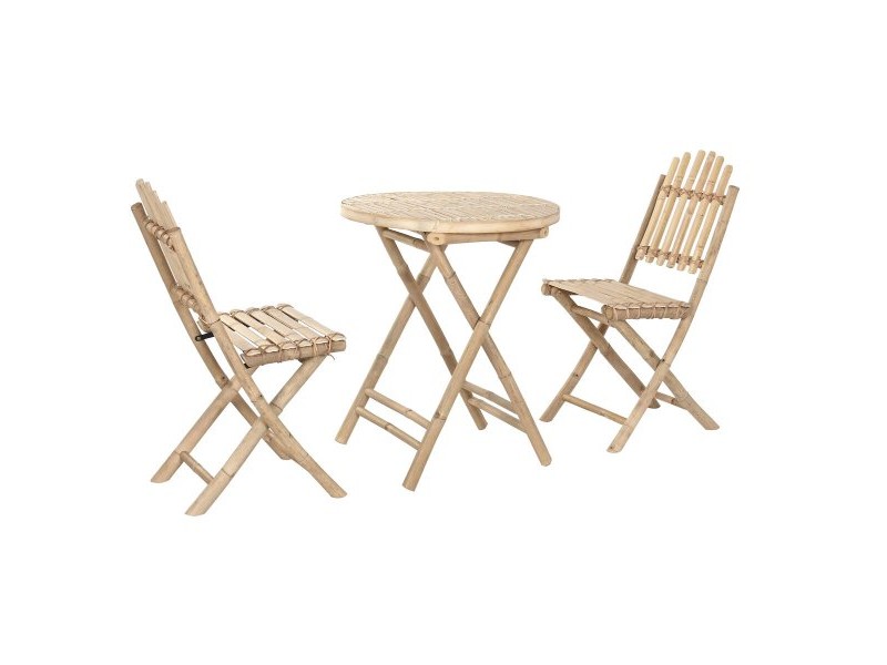 Комплект от маса с 2 стола Home ESPRIT 61 x 61 x 73 cm