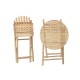 Комплект от маса с 2 стола Home ESPRIT 61 x 61 x 73 cm