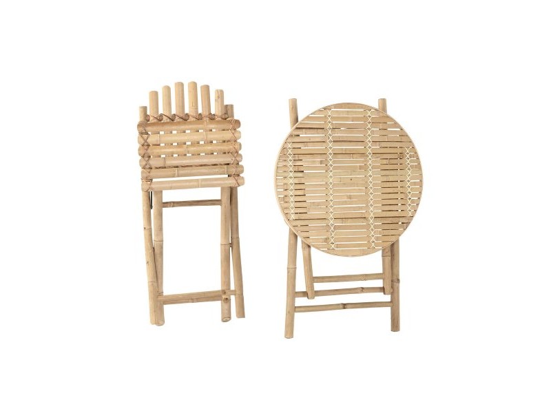 Комплект от маса с 2 стола Home ESPRIT 61 x 61 x 73 cm