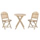 Комплект от маса с 2 стола Home ESPRIT 61 x 61 x 73 cm