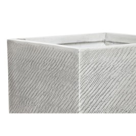 Саксия Home ESPRIT Сив Магнезиев 37 x 37 x 31,5 cm (4 броя)